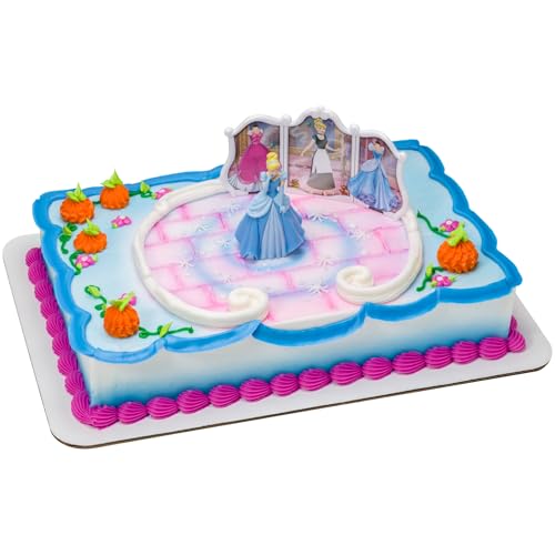 Figurine de gâteau Cendrillon résolvant le décor de fête d'enfants
