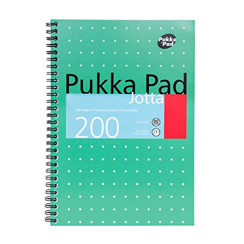 Pukka Pad Metallic Cover Wirebound Jotta Notebook B5 (Pack van 3)