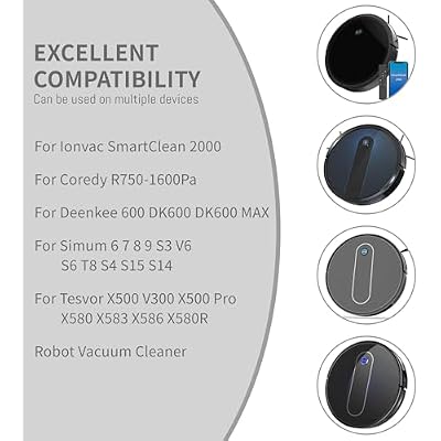 3400mAh Vacuum Battery Replacement for Deenkee 600 DK600 DK600 MAX, for Ionvac SmartClean 2000, for Coredy R750-1600Pa, for Simum 6 7 8 9 S3 V6 S6 T8 S4 S15 S14 Robot Vacuum Cleaner