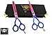 Produktbild Friseurscheren-Set, 14 cm, Rosa/Violett