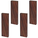 SIZE:4.8" x 1.55" x 0.45"(L*W*H),Rose Wood,The size is suitable and meets all your needs.You can also cut it according to your own requirements, bringing you a convenient user experience MATERIAL:Our blank wood is made of Rose Wood, which is solid an...