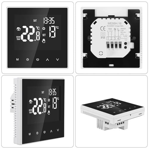 Chauffage électrique programmable au sol avec thermostat numérique ME81H