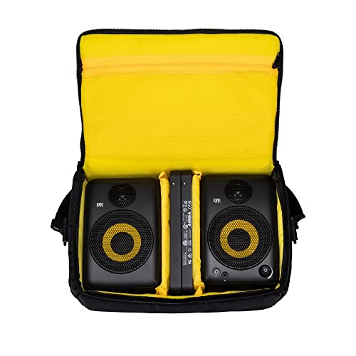 Krk Goaux 4 4-Inch Bi-Amped Portable Bluetooth Studio Monitors W/Pitbull Audio Microfiber Cloth #TOP7
