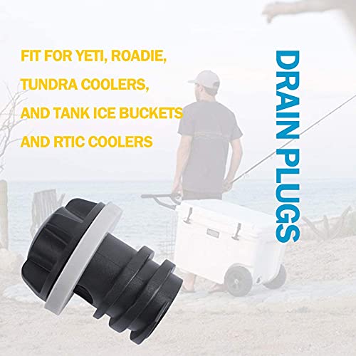 Cooler Drain Plug Replacement Compatible With Yeti's Line Of Roadie And Tank Coolers And Rtic Coolers Leak-Proof Accessories #TOP4