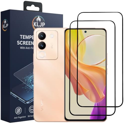 Image of Military-Grade Gorilla Tempered Glass For Vivo Y200 / Vivo Y200E With Installation Kit | Edge to Edge Coverage | Black (Pack Of 2)