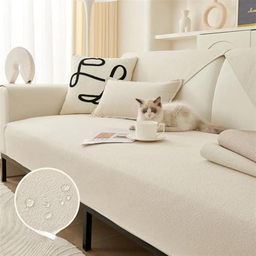 Couvercle de canapé imperméable gris foncé 4 places protège efficacement votre salon - 3