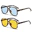 Leopard/Blue + Leopard/Yellow