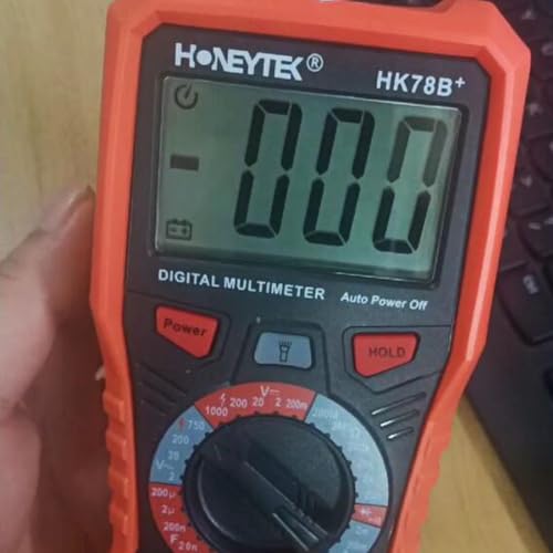 Image of Ture RMS Digital Multimeter Electric Multimeter for Accurately Measuring Voltage Current Resistance Capacitance Temperature