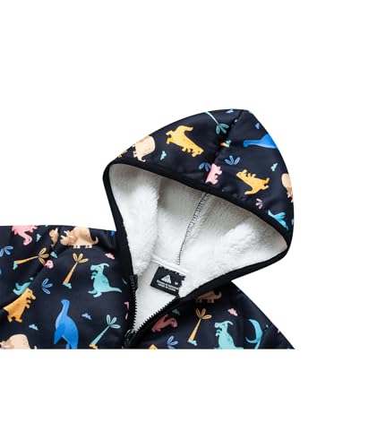 Image of V VALANCH Toddler Fleece Jacket Boys Girls Zip Up Hoodie Sweatshirt