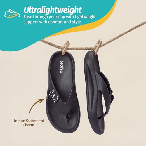 Image of YOHO PILO Slippers for Women | Lightweight & Waterproof Monsoon Footwear | Stylish & Comfortable Chhapal | Soft Orthopedic Flip-Flops, Daily Use Bathroom Slippers