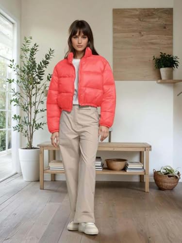 Image of KOTTY Women's Trendy Puffer Jacket - Ultra-Light Comfort, Durable Finish, Perfect for Cold Weather and Travel