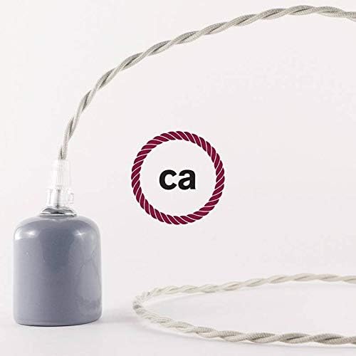 creative cables Dove Cotton Covered Twisted Electric Cable 2x18 AWG - TC43-164ft, 2 x 18 AWG