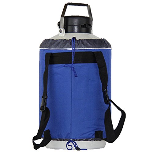 U.s.solid 10L Cryogenic Container Liquid Nitrogen Ln2 Tank Dewar With Straps 6 Canisters #TOP3