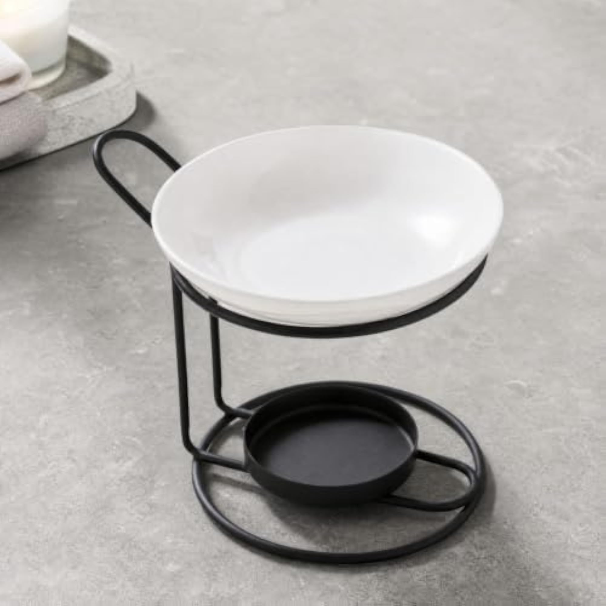 Minimalist Ceramic Aroma Lamp, Modern Essential Oil Burner