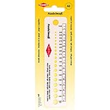 Kleiber + Co. GmbH 69926 Nadelmaß, Kunststoff, weiß, 16 x 4 cm