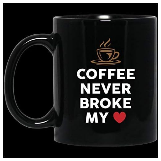 Coffee Never Broke My Heart keramisk kaffemugg – Happy Halloween juldagen