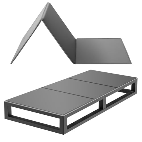 VEVOR Bunkie Board, Twin Size 75 x 37.8 in, Foldable Bed Board Under Mattress with Hook-and-Loop Straps, PP Core with 600D Oxford Fabric, Anti-Sag for Metal Frames, Bunk Beds, and Sleeper Sofas - image 1