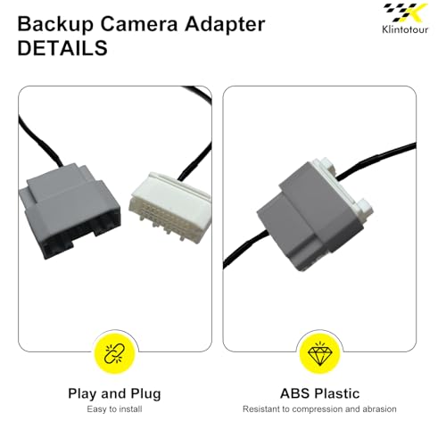 Backup Camera Harness Adapter Compatible with Chrysler 2008-2017/Dodge 2008-2020/Jeep 2008-2013/Volkswagen 2009-2013, Aftermarket Radio Female RCA Video Input Cable, Compatible with for Grand Cherokee by Klintotour - Image 7