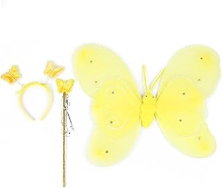 Performances Fairy Wing Wing Sparkling Angel Wing Dress Up Halloween Dress Up Cosplays Costumes For Girls Kid Halloween Party Dress Cosplays Fairy Wing Dress Up Fairy Performances