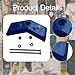CAQYPVH Skateboard Wall Mount Hanger, Heavy Duty Skateboard Wall Mount Hanger Holder for Skateboard Display, Blue