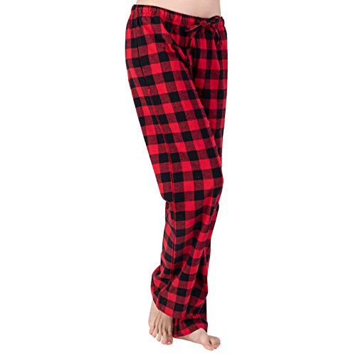 Damen 100% Baumwolle Super Soft Flanell Pyjama/Lounge Bottoms mit Taschen – Bild 4