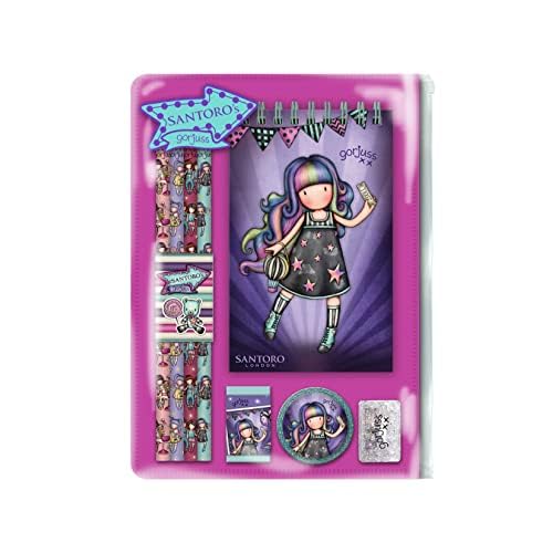 Santoro Set De Papelería Gorjuss Fairground Up and Away 14,5X20X2Cm, Multicolor (1038GJ12)