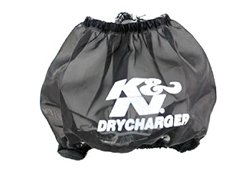 Filtro de aire wrap K&N Drycharger YA-6601 pré-filtre moteur déperlant noir