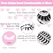 beautykaisen 8Pair 3D False Eyelashes Fluffy Natural Look PACK Volume Fluffy Natural Faux Mink Lashes(3D999 DRAK PINK)