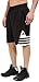 adidas Performance Men's Super Star 2.0 Shorts, Black/White/Black, Medium