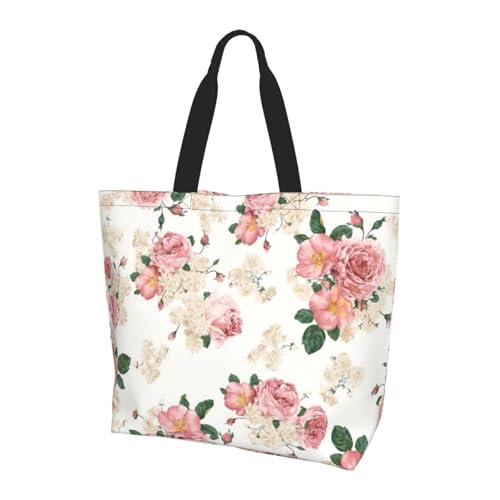 BLWSLC Sac à main de voyage grande capacité imprimé tigre Rising Sun Sac à main pour femme Sac fourre-tout à bandoulière adapté pour les voyages et la salle de...