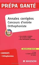 Download Annales corrigées concours d'entrée Orthophoniste PDF