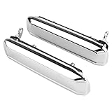 NPAUTO Exterior Outside Door Handle Metal Chrome Front/Rear Left & Right Driver Passenger Side Pair