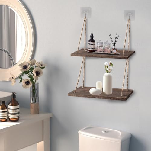 Étagère murale bois double épaisseur pour optimiser les petits murs