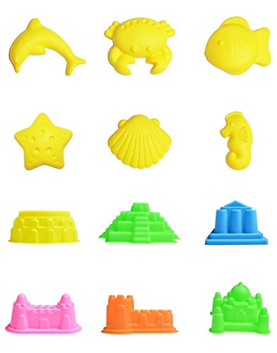 Image of SEYROLIN Creative Moving Sand of 1KG Play Sand Set Beach molds Decorative Amazing Kids Play Tricks Kids Moving Dough Clay (1KG)