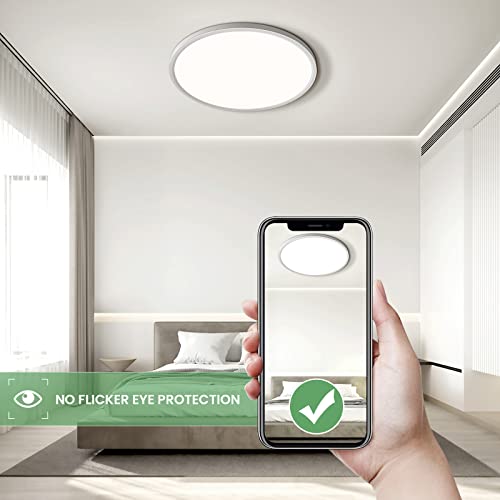 OTREN LED Ceiling Light, 36W Daylight White 4000K, IP44 Waterproof Bright Indoor Ceiling Lamp for Bedroom Kitchen Hallway Office 30CM - Image 4