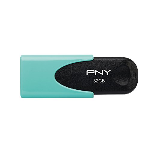 Preisvergleich Produktbild PNY FD32GATT4PAS1KA-EF USB-2.0-Stick Pastel, 32GB Aqua