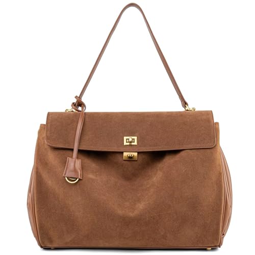 Sac à main en cuir souple grand format idéal pour voyage et travail