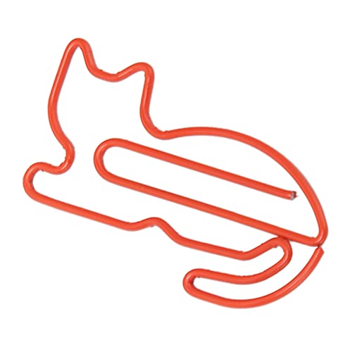 Clipes de Papel Metálicos, Processo de Revestimento de Clipe de Papel Bonito Em Casa (Vermelho)