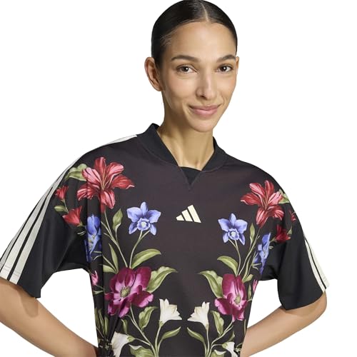 adidas Women's Farm Rio Premium Dress, Black/Cream White/Craft Green, X-Large - image 4