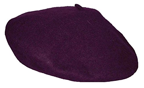 ANGELA & WILLIAM Classic 100% Wool Beret Cap Hat 11