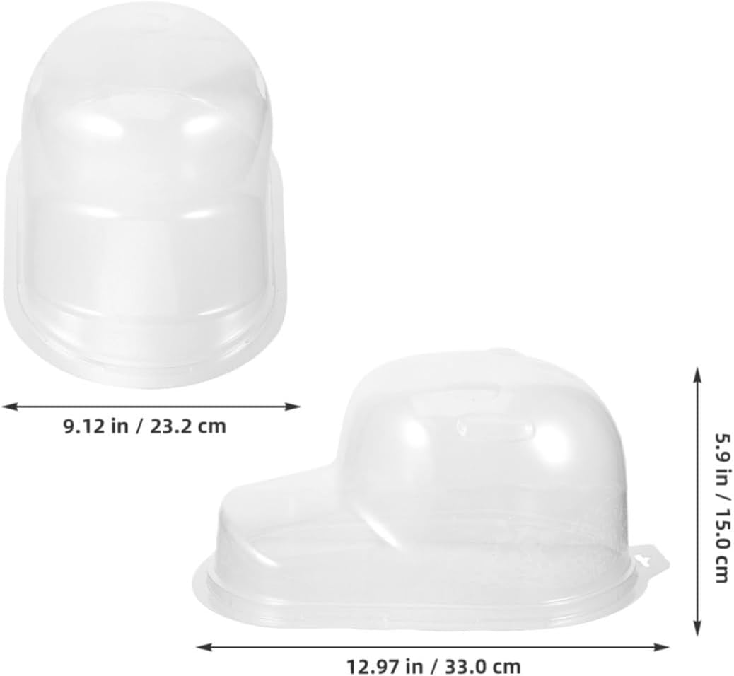 Portable Baseball Cap Storage Box with Plastic Dust Protection