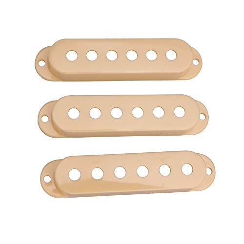 Yibuy 1 Set Electric Guitar Pickup Cover & 1 Volume 2 Tone Knob Switch Tip #TOP1