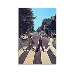 KFMD Poster vintage de groupe de musique rock The Beatles Poster décoratif sur toile pour salon, chambre à coucher 30 x… - Les Beatles, Paul McCartney, John Lennon, RIngo Starr, George Harrison