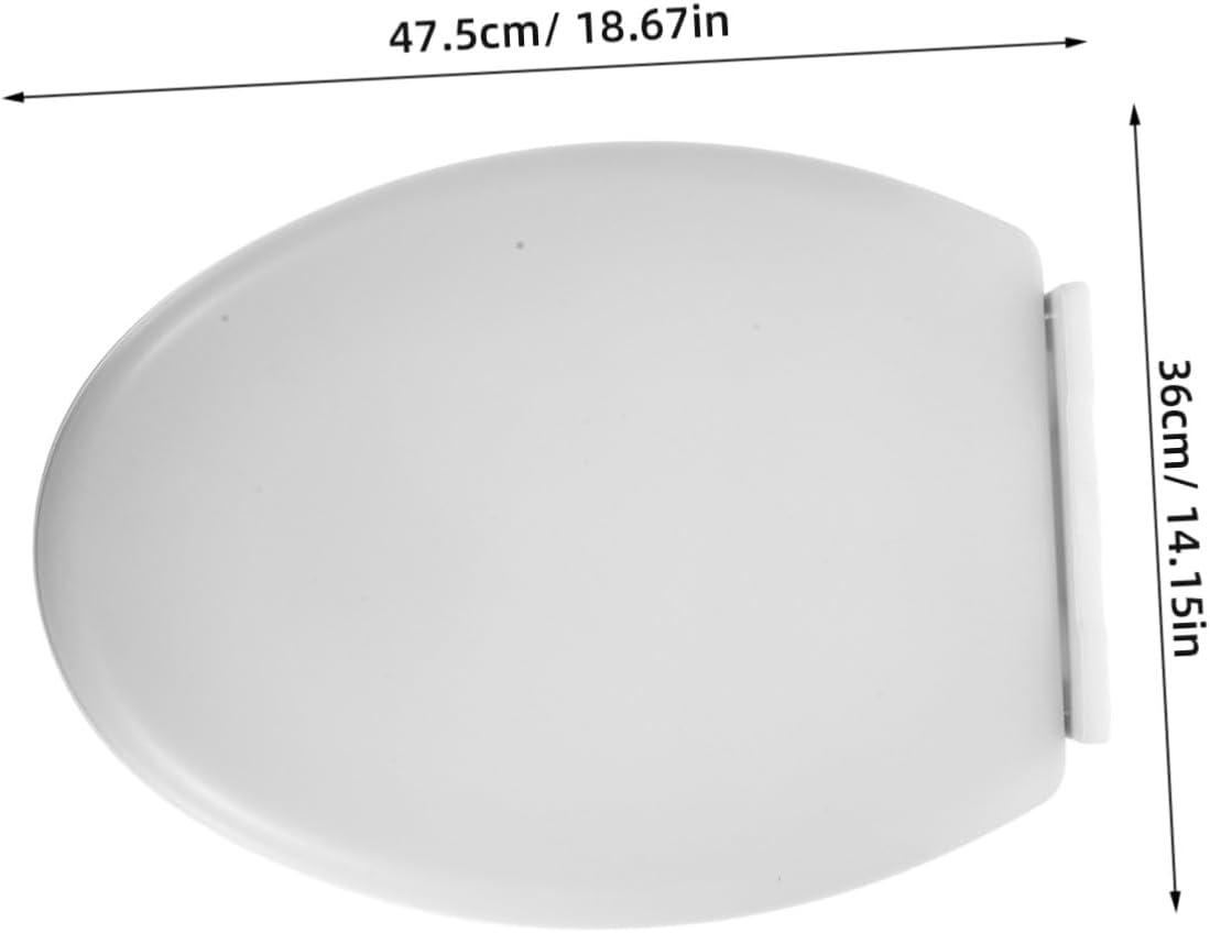 Thickened Toilet Seat Cover Ergonomic Comfortable Design Material Easy to Clean and Install Bathroom Accessory Fits Standard Toilets for Home and Office Use
