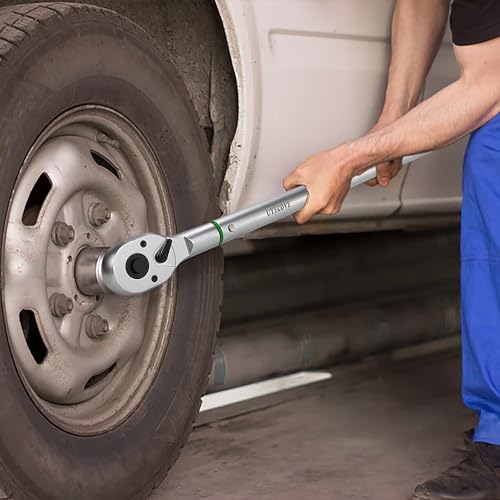 Image of 3 /4-Inch Drive Click Torque Wrench, Dual-Direction Click Professional Torque Wrench 160-840FT.LB /135-815N.M, Dual Range Scales Graduated in FT.LB and N.M