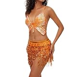 Style: Faites une déclaration avec notre ensemble à paillettes unique et éblouissant. Cette pièce accrocheuse est parfaite pour toutes les occasions et vous fera devenir le centre d'attention