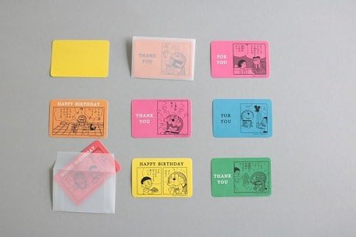 Amazon ドラえもん メッセージカード Happy Birthda Yellow Dg 075 ポストカード 絵柄付はがき 文房具 オフィス用品