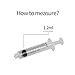 Shintop 10ml Syringe with 14G 1” Blunt Tip Needles for Experiments, Industrial Use (Pack of 30)
