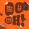 Pure Protein Bars - Nutritious, Gluten Free bar, made with Whey protein blend - low sugar, protein snack. Deliciously satisfying. Made in Canada, Chocolate Peanut Caramel (Pack of 6)