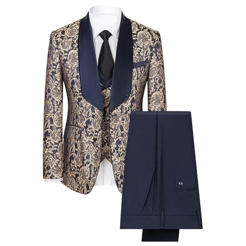 Veste de costume homme motif cachemire au tissage jacquard noble